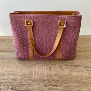 Celine pink suede bag
